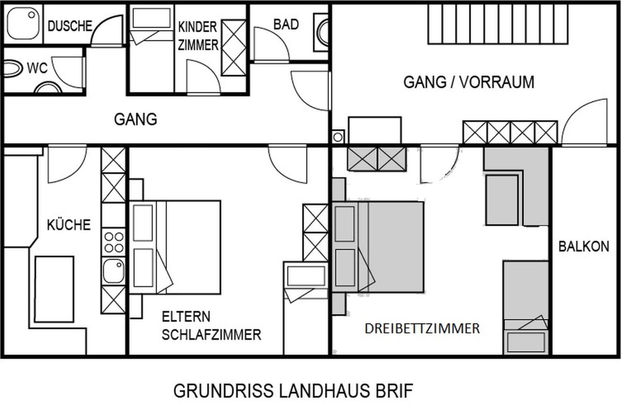 Landhaus Brif 施伦斯 外观 照片
